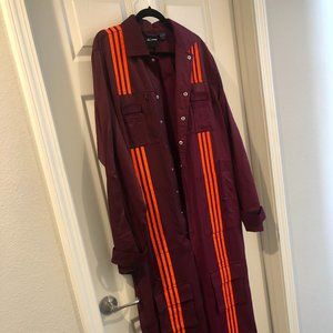 adidas Ivy Park Jumpsuit Maroon/Solar Orange